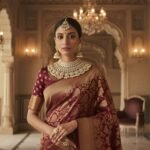 Kundan necklace White pearl Golden White colour Earrings and Tikka