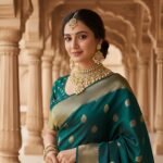 Kundan necklace White pearl Golden White colour Earrings and Tikka