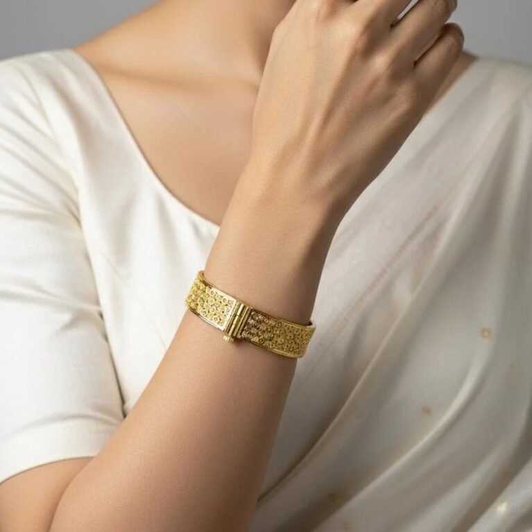 Gold Plated Bangles – Adjustable Size with 1 Year Warranty