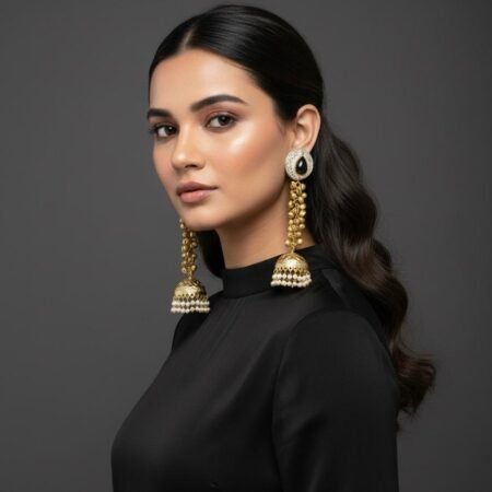 Kashmira Long Jhumka Earrings