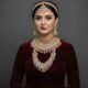 Royal Kundan Bridal Jewellery Set – Pink (Customizable in Green & White-Golden)