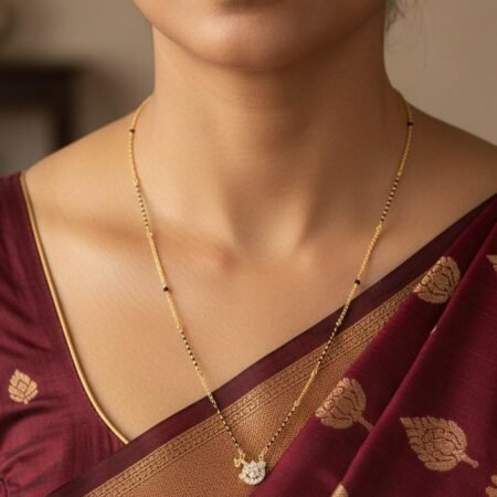 Golden Grace American Diamond Mangal Sutra