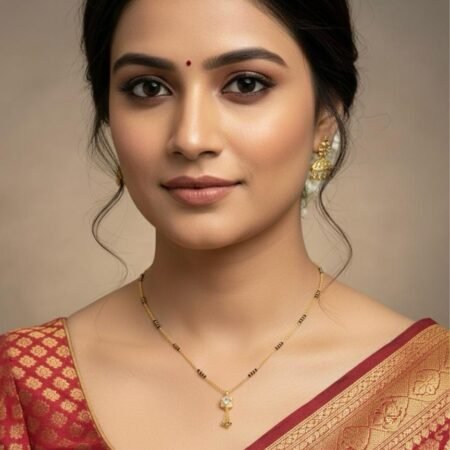 American Diamond Stone Work Mangal Sutra