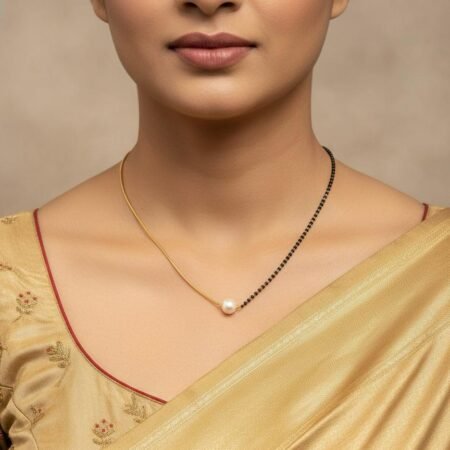 American Diamond Stone Work Mangal Sutra