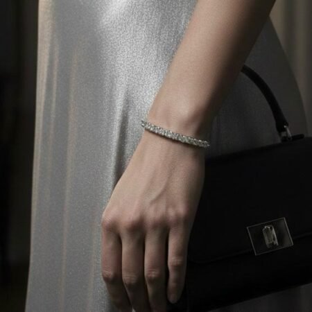 Crystal Gleam American Diamond Bracelet