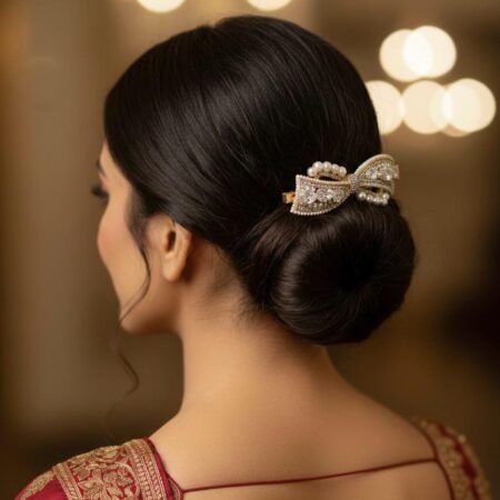 Royal Pearl Gold Imported Backclip