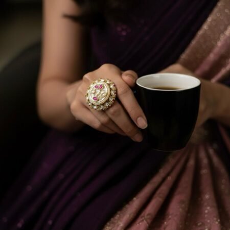 Classic Meena Heritage Finger Ring