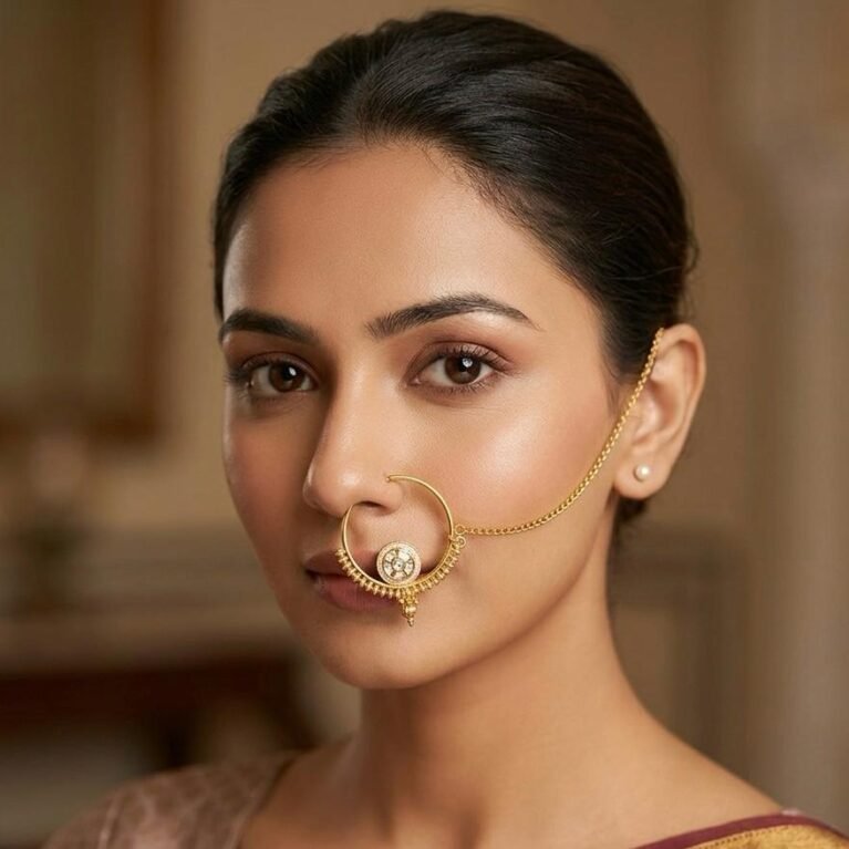 Noor Adi Stone Bridal Nath