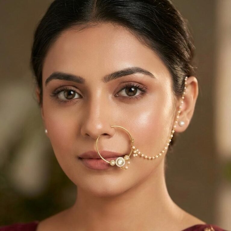 Noor Adi Stone Bridal Nath