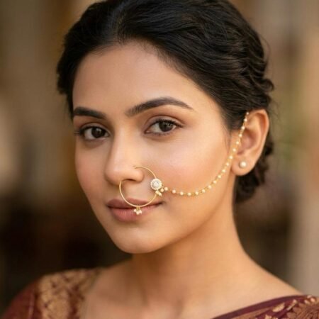 Noor Adi Stone Bridal Nath